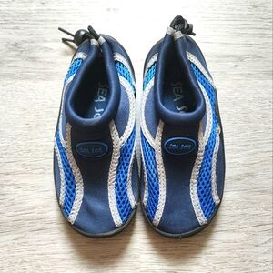 Sea Sox Boy's Youth Blue Beach Lake Boat Water Shoes Size 11
